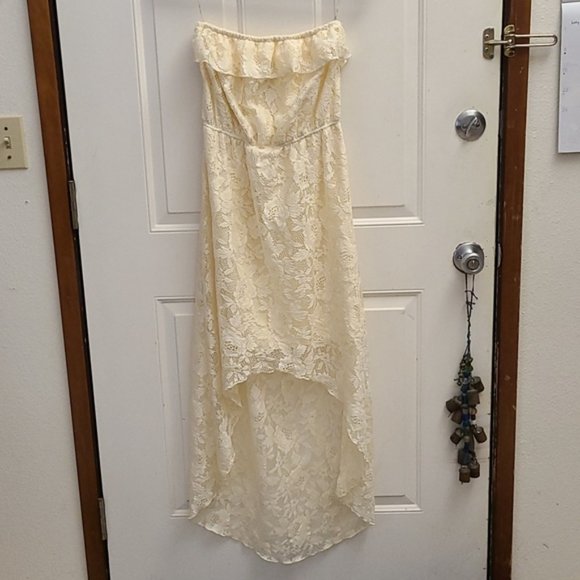 Trixxi Strapless Hi Lo Dress - Picture 6 of 10